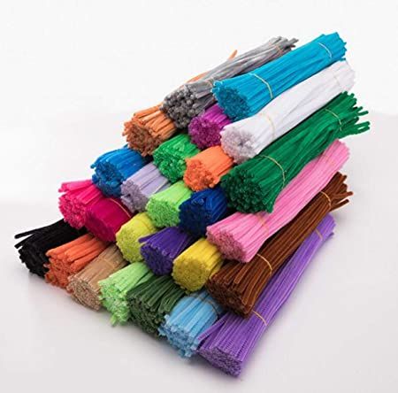 پیپ پاک کن مخملی بسته 10 عددی (رنگ بندی متنوع)