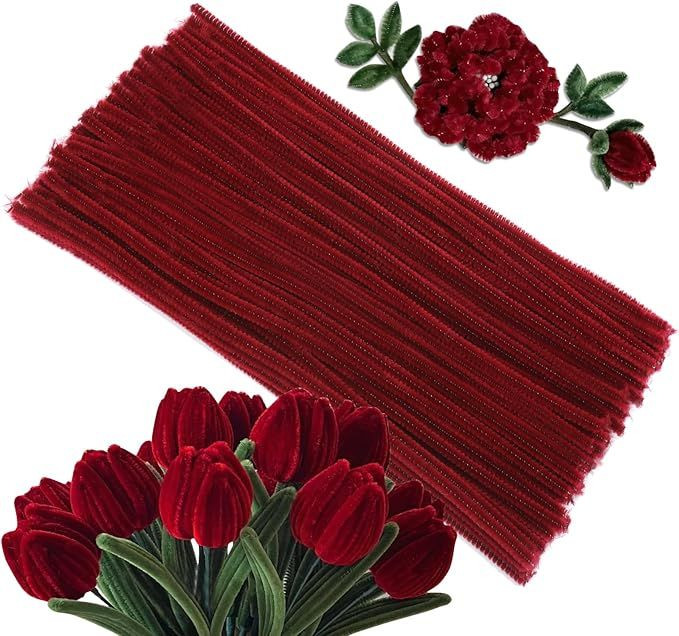 پیپ پاک کن مخملی بسته 10 عددی (رنگ بندی متنوع)
